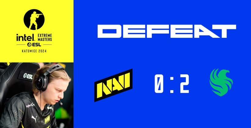 NAVI проиграли Falcons и вылетели из IEM Katowice 2024 - Киберспорт
