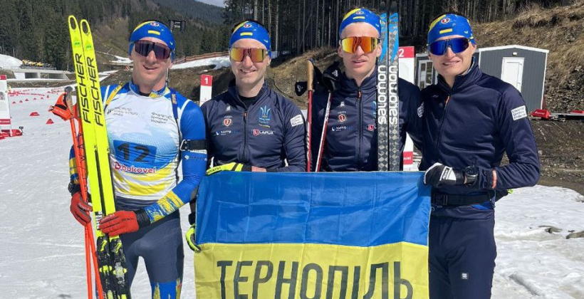 Збірна Тернопільської області виграла чоловічу естафету на чемпіонаті України з біатлону - Біатлон