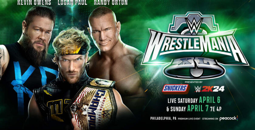 Логан Пол проведет защиту титула чемпиона США WWE в трехстороннем матче на WrestleMania 40 - MMA