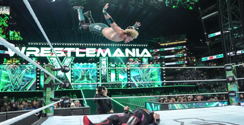 Логан Пол защитил титул чемпиона США WWE в трехстороннем матче на WrestleMania 40 - MMA