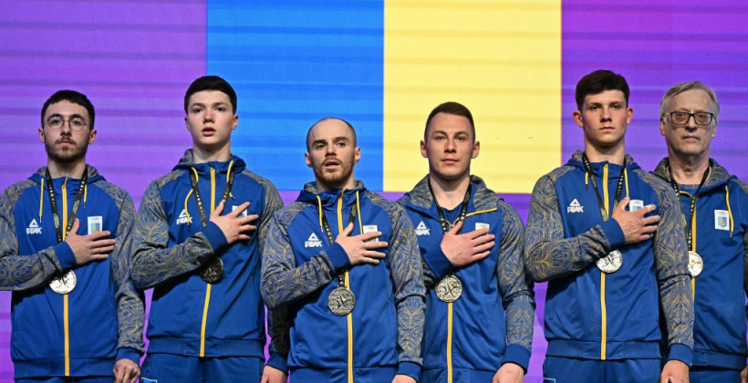 Збірна України зі спортивної гімнастики здобула золото ЧЄ-2024 у командному багатоборстві - Спортивна гімнастика