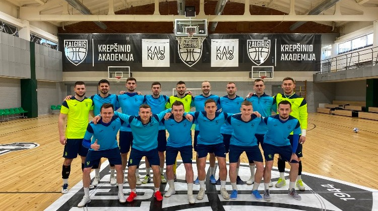 Сборная Украины по футзалу сыграла вничью с Францией на турнире в Литве - Футзал
