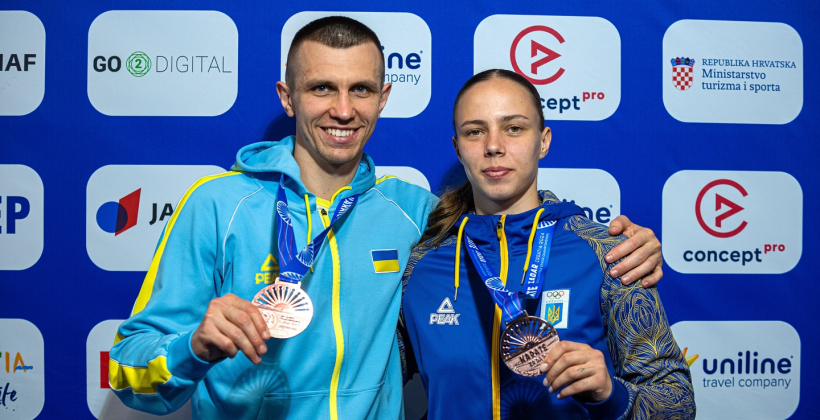 Украинцы Чеботарь и Селеменева завоевали бронзовые медали на ЧЕ-2024 по каратэ - Боевые искусства
