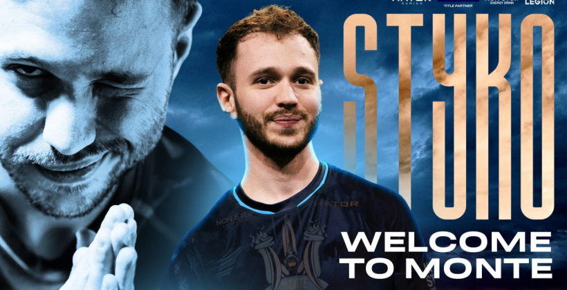 Словак STYKO стал новым игроком Monte - Киберспорт
