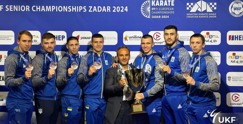 Мужская сборная Украины завоевала бронзу на чемпионате Европы-2024 по каратэ - Боевые искусства