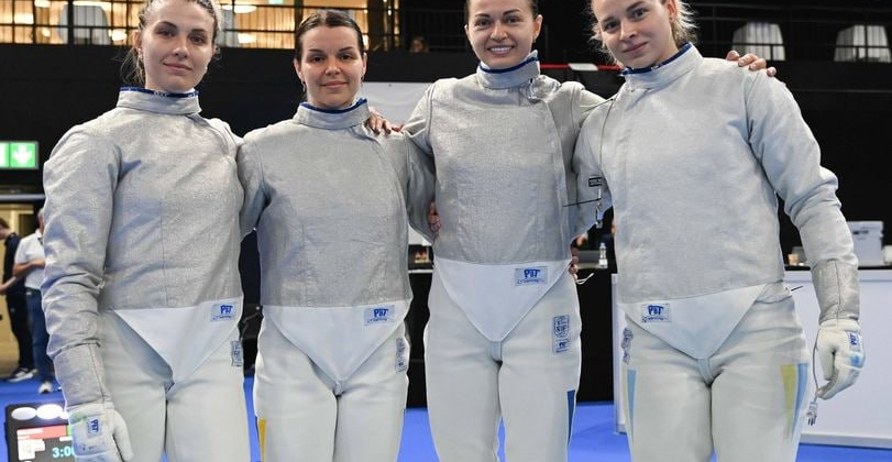 Жіноча збірна України з фехтування на шаблях здобула срібні медалі на ЧЄ-2024 - Фехтування