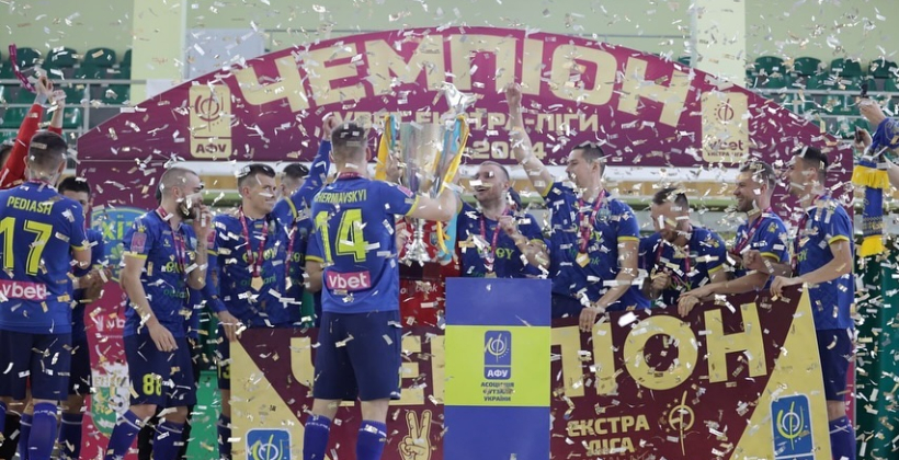 ХИТ во второй раз кряду стал чемпионом Украины по футзалу - Футзал