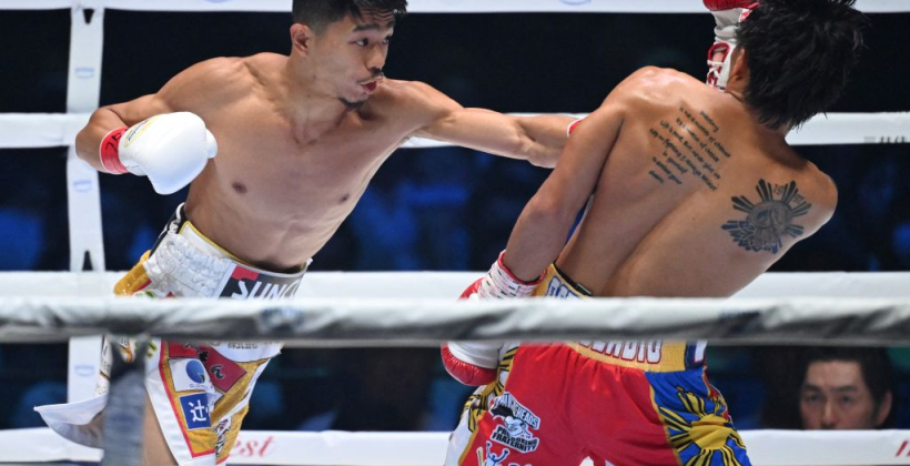 Накатани нокаутировал Астролабио и защитил чемпионский титул WBC - Бокс
