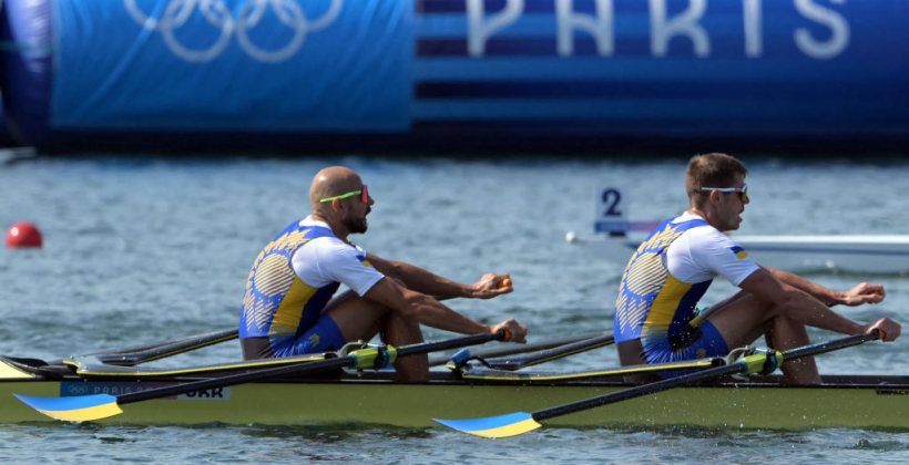 Хмара та Ковальов у півфіналі ОІ-2024 з академічного веслування у парних двійках посіли 5 місце та не пройшли у медальний фінал - Олімпіада-2024