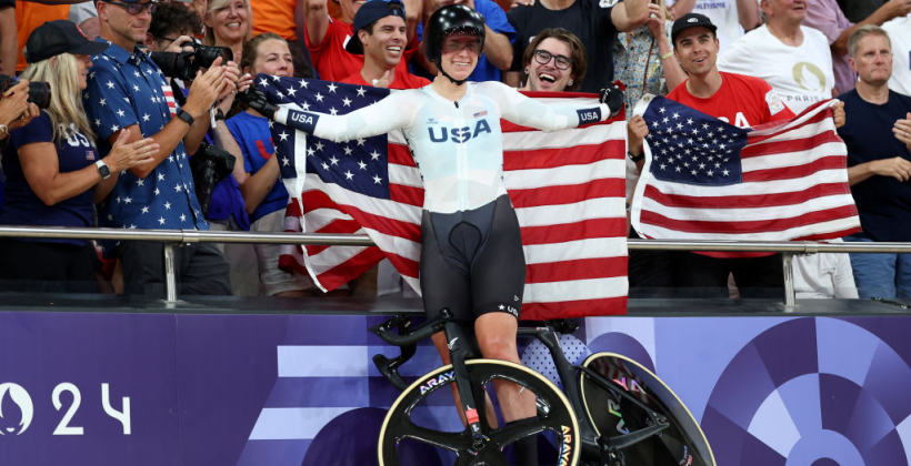 Американка Валенте виграла золото в омніумі на велотреку на Олімпіаді-2024 - Олімпіада-2024