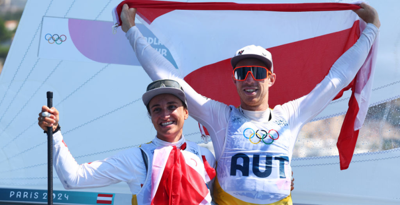 Австрія виграла золото Олімпійських ігор-2024 з вітрильного спорту у дисципліні швербот у міксті - Олімпіада-2024