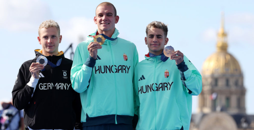 Угорець Рашовський виграв золото Олімпійських ігор-2024 у плаванні на відкритій воді на 10 км - Олімпіада-2024