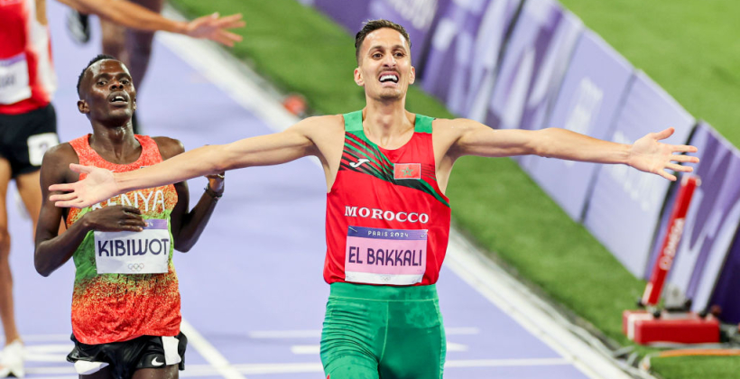 Марокканець Ель-Баккалі став дворазовим олімпійським чемпіоном у бігу на 3000 метрів з перешкодами - Олімпіада-2024