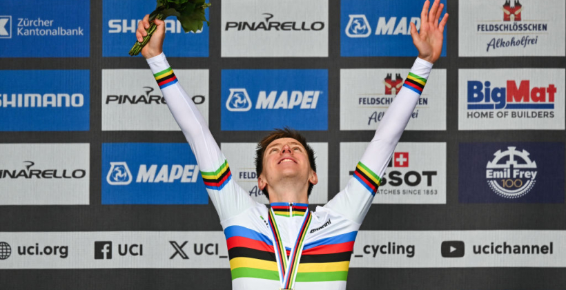 Погачар став чемпіоном світу-2024 з велоспорту, завоювавши Потрійну корону - Велоспорт