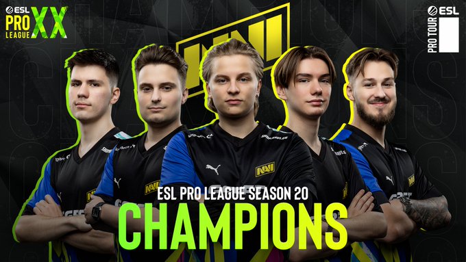 NAVI – чемпіони ESL Pro League Season 20 - Кіберспорт