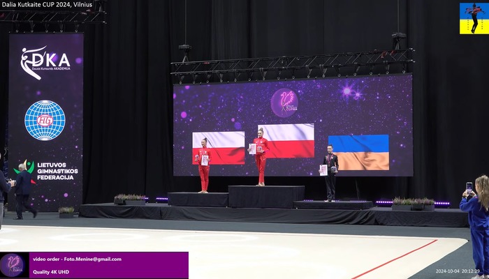 Гімнастка Ікан здобула бронзу у багатоборстві на міжнародному турнірі у Литві - Гімнастика