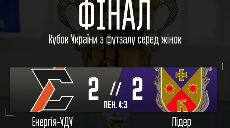 Энергия-УГУ стала обладателем женского Кубка Украины по футзалу - Футзал