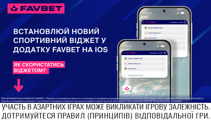 FAVBET внедряет функцию виджетов под iOS для мгновенного доступа к топ-событиям