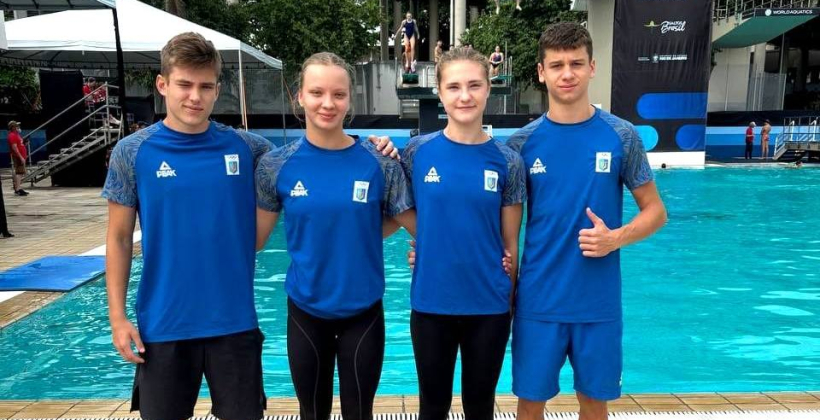 Украина заняла итоговое третье место в общем медальном зачете на чемпионате мира-2024 по прыжкам в воду среди юниоров - Прыжки в воду