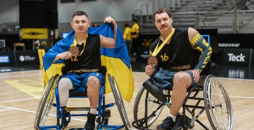 Украинцы Пилипенко и Мылин в составе Афганистан Unconquered добыли бронзу в баскетболе на креслах колесных на Играх Непокоренных-2025 - Прочие виды спорта