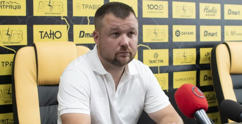 Минай объявил об уходе главного тренера Калиниченко - Первая лига Украины