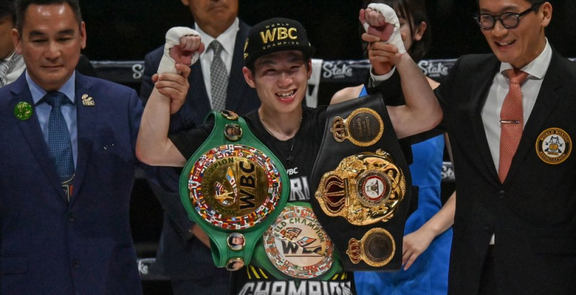 Кен Широ в 12-м раунде нокаутировал Акуи в бою за титулы WBC и WBA в наилегчайшем весе (видео) - Бокс