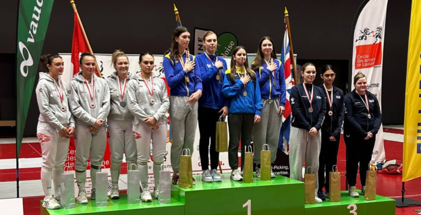Українські шпажисти здобули три золота та одну бронзу на турнірі серії Європейського циклу U-23 у Лозанні - Фехтування