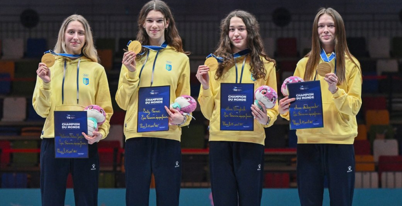 Сборная Украины заняла пятое место в медальном зачете чемпионата мира по фехтованию среди кадетов и юниоров - Фехтование
