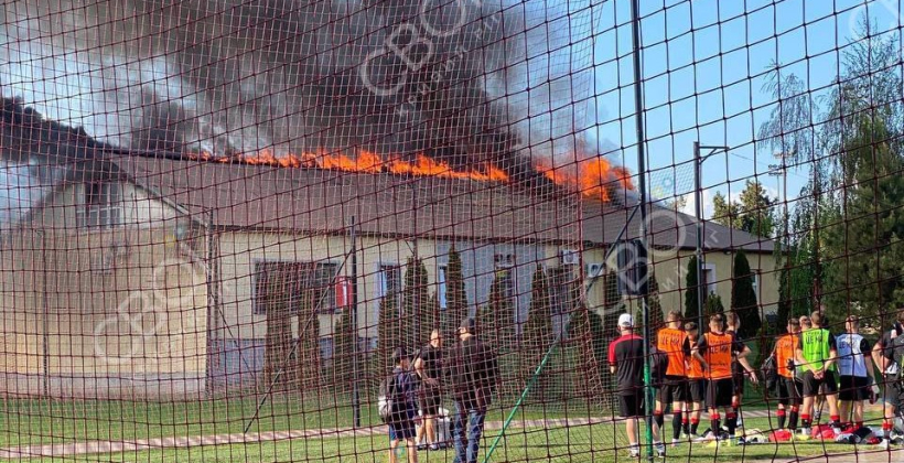На тренировочной базе Кривбасса произошел пожар - Другая сторона