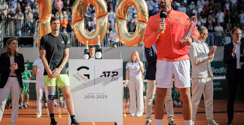 Джокович выиграл 100-й титул в карьере на уровне ATP, одержав победу на турнире в Женеве - ATP