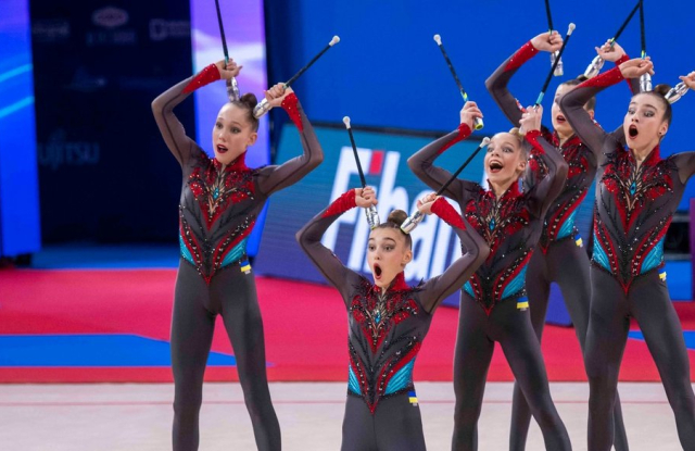 Украина завоевала историческое золото юниорского чемпионата мира по художественной гимнастике
