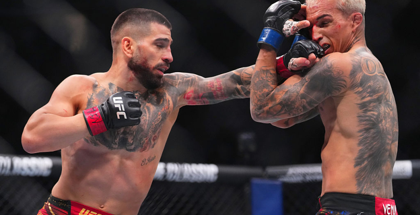 Топурія нокаутував Олівейру в першому раунді та став новим чемпіоном UFC у легкій вазі (відео) - MMA
