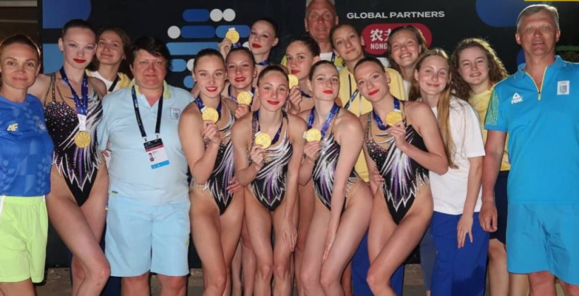 Українські синхроністки – віце-чемпіонки чемпіонату Європи-2025 у технічній групі - Водні види спорту