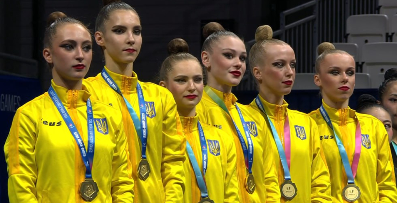 Студенческая сборная Украины по художественной гимнастике выиграла золото и серебро в отдельных упражнениях на Летней Универсиаде - Гимнастика