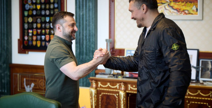 Усик провів зустріч із Зеленським, обговоривши посилення позицій України на міжнародній арені - Інша сторона