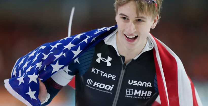 Американець Штольц виграв золото у ковзанярському спорті на дистанції 500 м на Олімпіаді-2026 - Олімпіада-2026