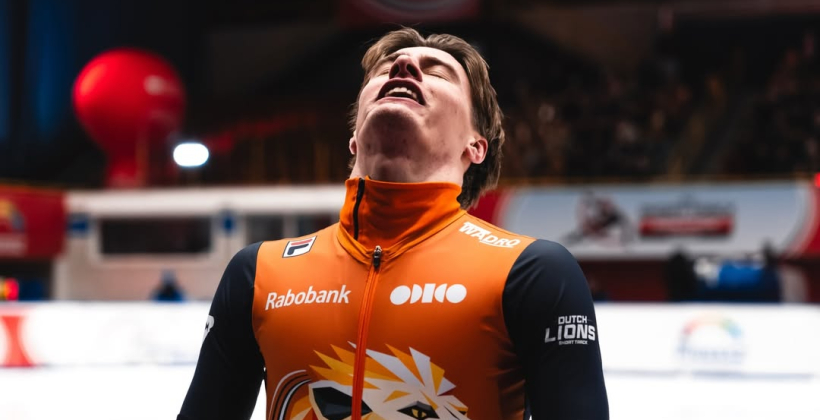 Нидерландец Ван'т Ваут стал олимпийским чемпионом в шорт-треке на дистанции 1000 м - Олимпиада 2026