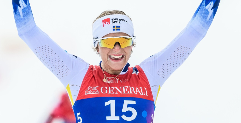 Шведка Фрида Карлссон выиграла золото Олимпийских игр-2026 в скиатлоне, украинки Никон, Ноприенко, Мигаль и Шкатула стали круговыми - Олимпиада 2026