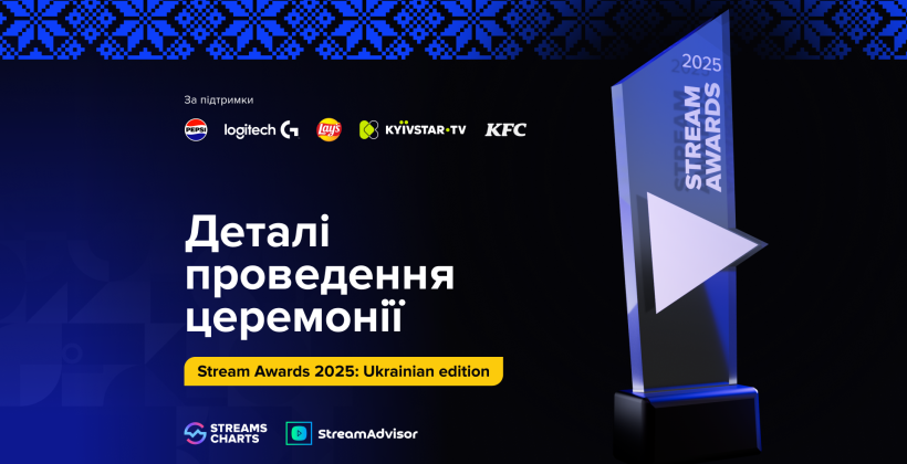 Переможців Stream Awards 2025 оголосять 4 березня - Кіберспорт