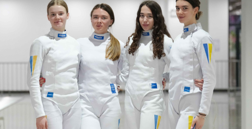 Женская сборная Украины по фехтованию защитила титул чемпионов Европы в шпаге среди юниоров - Фехтование