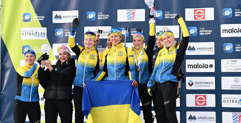 Збірна України виграла два командні Малі кришталеві глобуси на рівні юніорського Кубка IBU - Біатлон