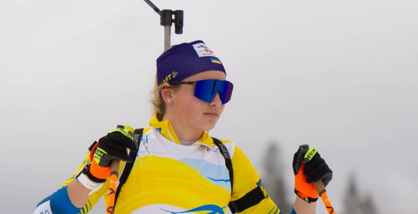 Аліна та Михайло Хміль виграли одиночну змішану естафету на чемпіонаті України-2026 з біатлону - Біатлон