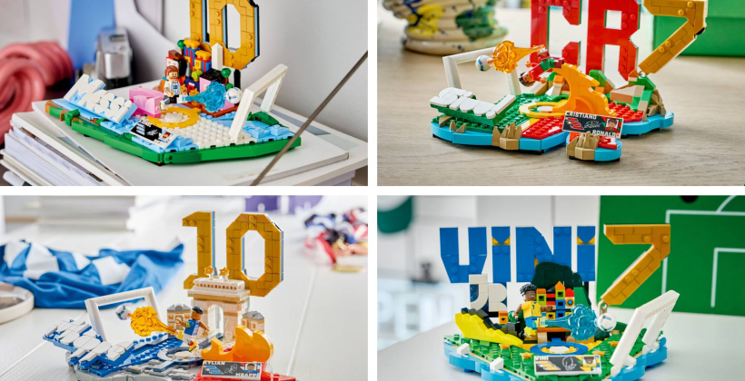 LEGO представила новую коллекцию, героями которой стали Месси, Роналду, Мбаппе и Винисиус Жуниор - SportStyle