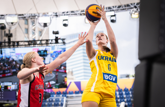 Жіноча збірна України з баскетболу 3×3 поступилася Канаді та обіграла Японію на старті ЧС-2026