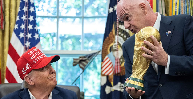 Инфантино: Мы с Трампом вместе будем вручать победителям трофей чемпиона мира - Чемпионат мира-2026